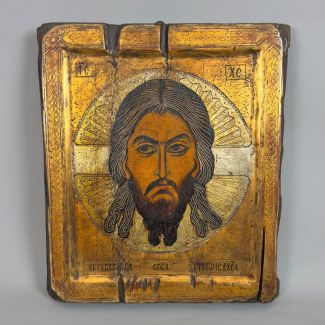 Orthodox wooden icon of Christ Pantocrator