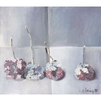 Four Hydrangeas Side by Side, 1998