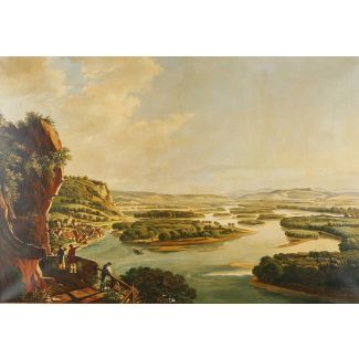 Blick vom Isteiner Klotz (nach Antonius B. C. Lourens), 1977