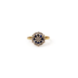 Runder Saphir Ring