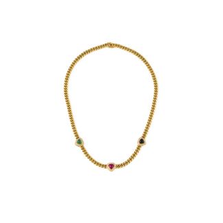 Tutti Frutti Heart Necklace