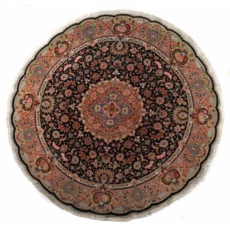 Tabriz Kork & Silk Round