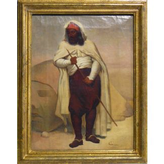 Gemälde mit der Darstellung von ein „arabischen“ Mann