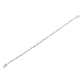 White gold bracelet with brilliant-cut diamonds