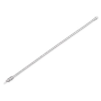 White gold bracelet with brilliant-cut diamonds