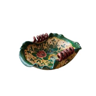Wonderful antique Deruta Majolica centerpiece / fruit bowl