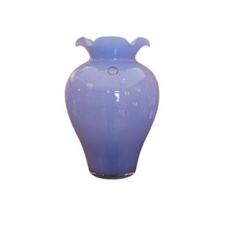 Enchanting vintage vase in fine Murano opaline glass