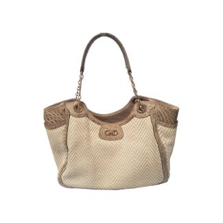 Salvatore Ferragamo Raffia & Crocodile Bag