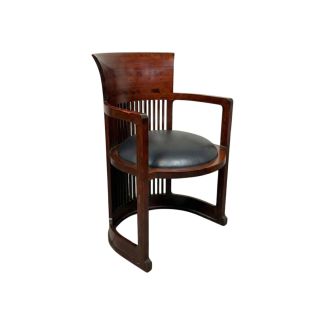 Frank Lloyd Wright Barrel Chair for Cassina Wood