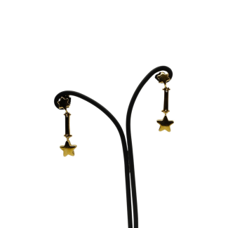 Earrings Long Yellow Gold