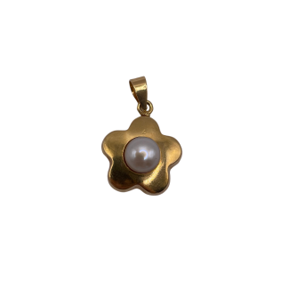 Pendant Flower Pearl 18K