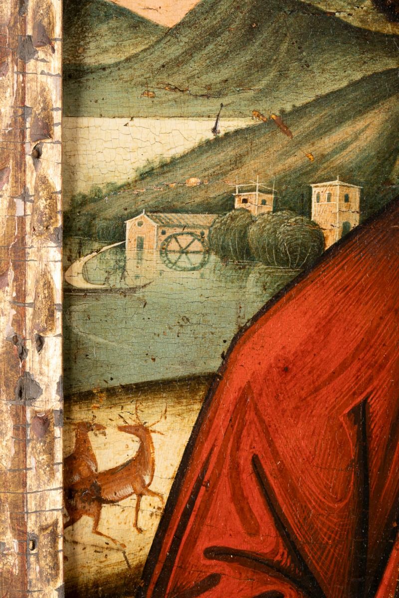 String Family Background Image A LARGE AND FINE ICON SHOWING THE HOLY FAMILY
