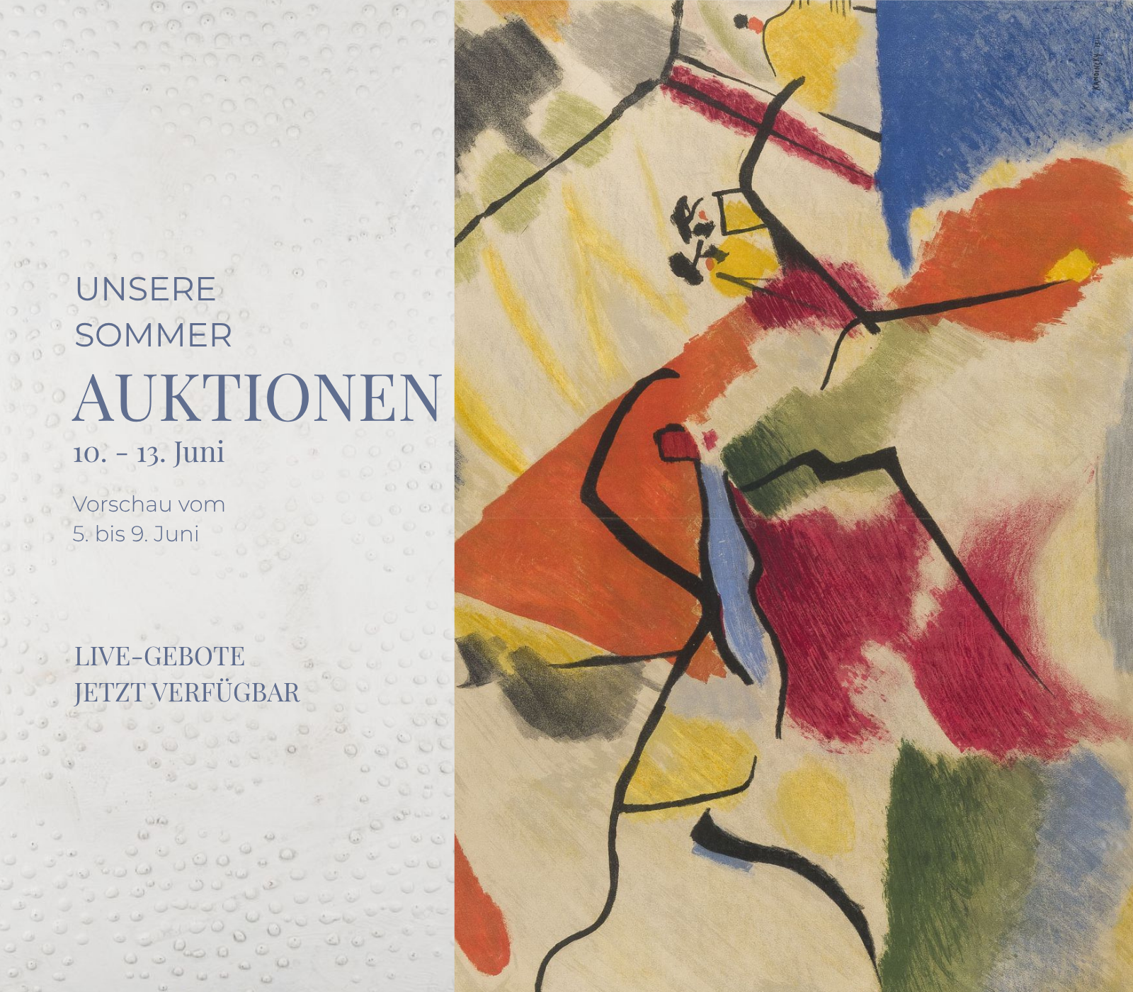 Unsere Sommerauktionen